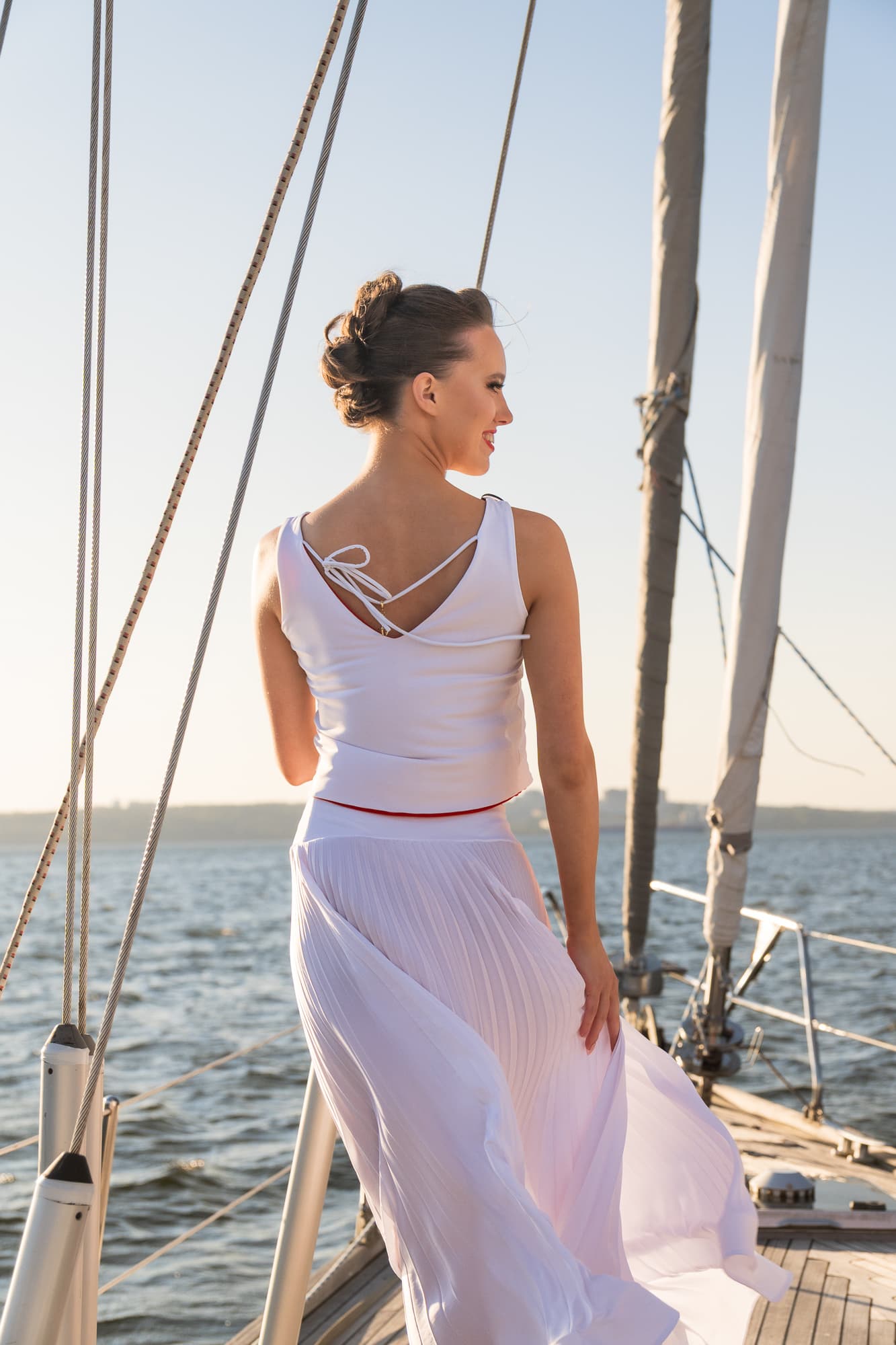 Two-way Dance Top | Sleeveless Reversible Top 