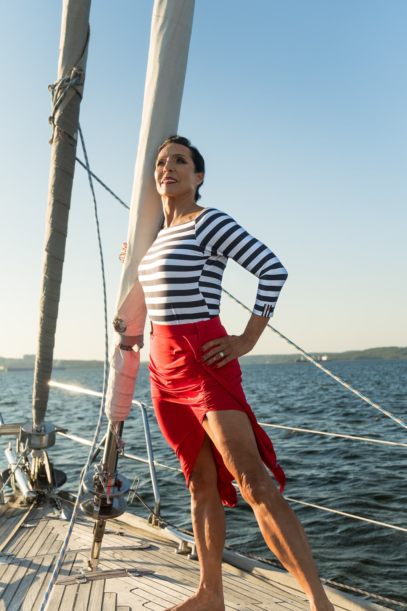 Ecart Latin Skirt | Asymmetrical Skirt with Sash
