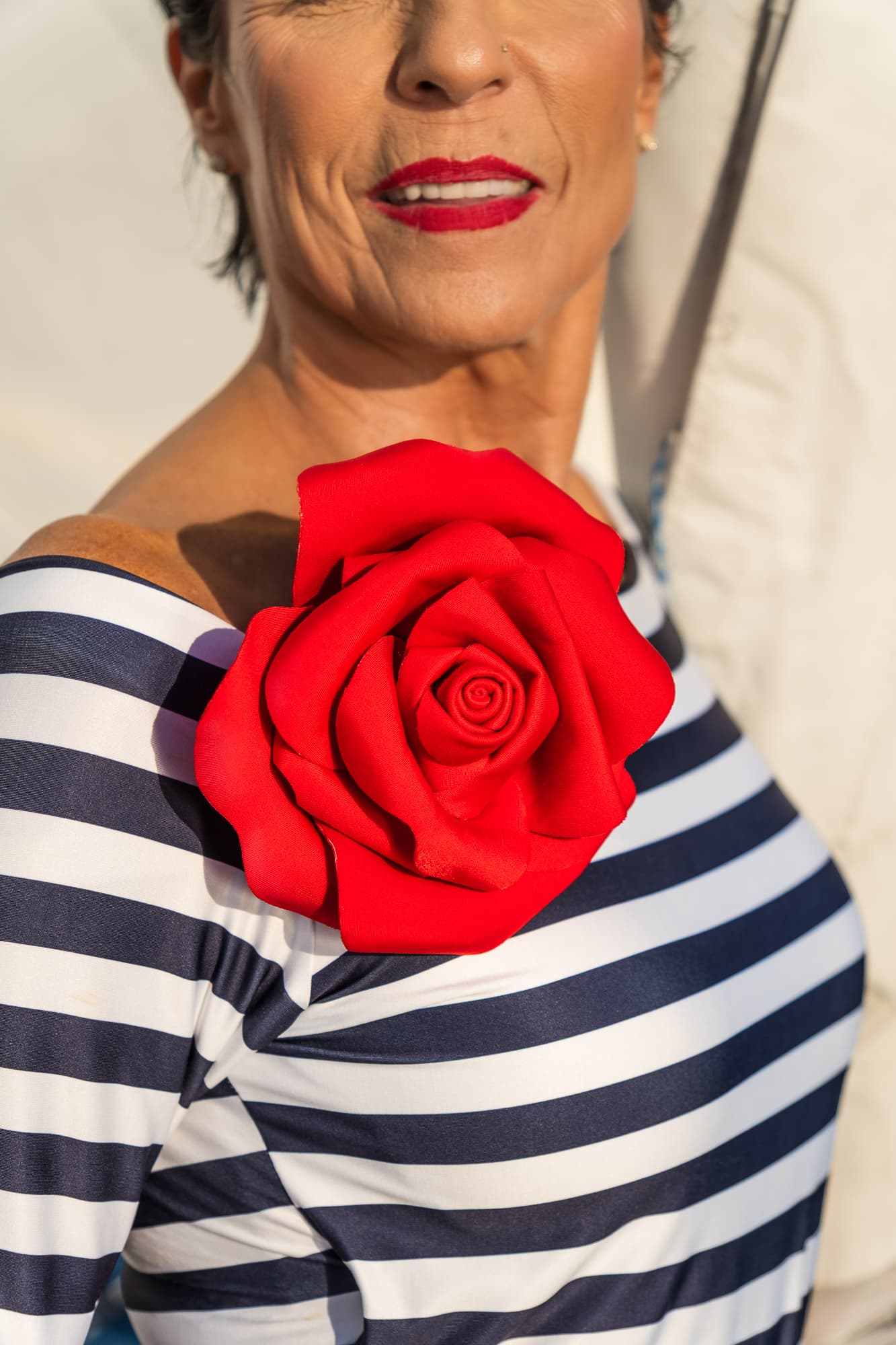 Rose Flower Attachable Brooch